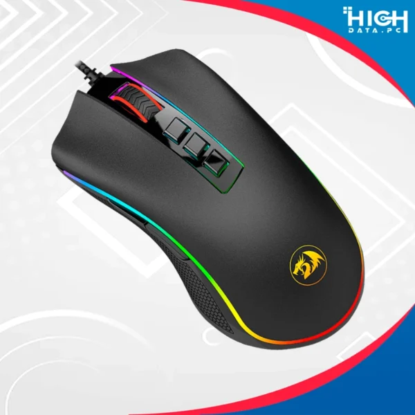 MOUSE RED DRAGON M711 COBRA BLACK 10K DPI-2MS