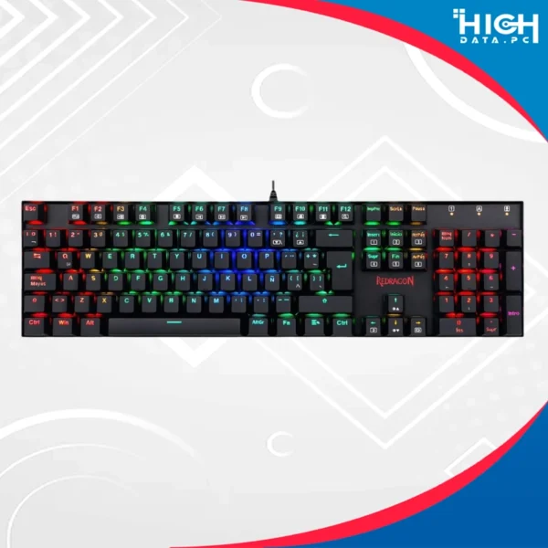TECLADO REDRAGON MITRA K551RGB BLACK SWITCH ROJO MECANICO ESPAÑOL