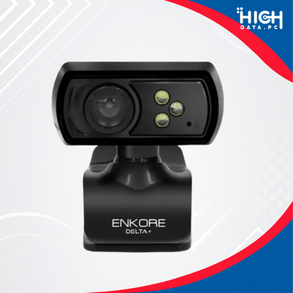 CAMARA WEB ENKORE -  DELTA ENC WC103 FHD 1080P - BLACK