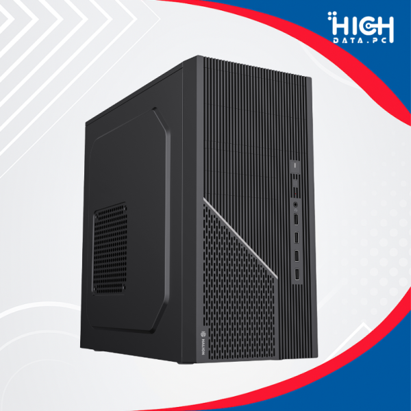 CASE HALION M-ATX OFFICE 6526BK- F/600W - BLACK