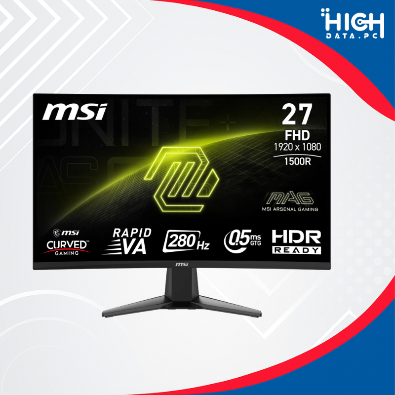 MONITOR GAMER MSI MAG 276CXF 27" CURVO - FHD - 280HZ - 0.5MS - RAPID VA