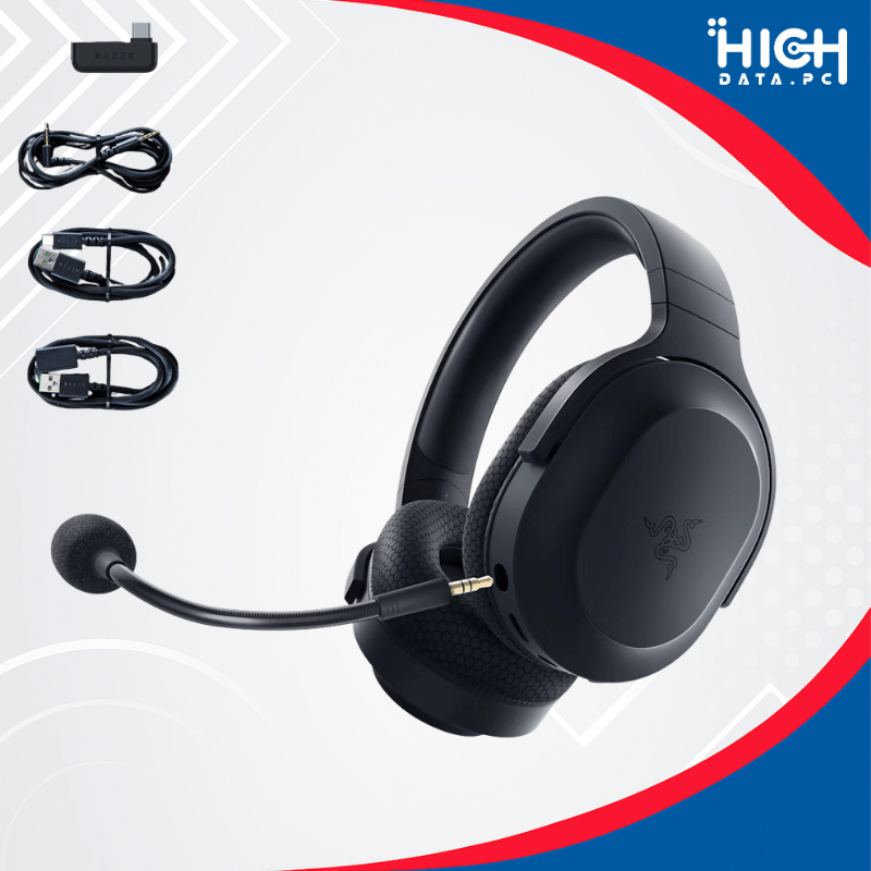 AUDÍFONO GAMER RAZER BARRACUDA X RZ04-04430100-R3U1 WIRELESS BLUETOOTH MULTIPLATAFORMA BLACK