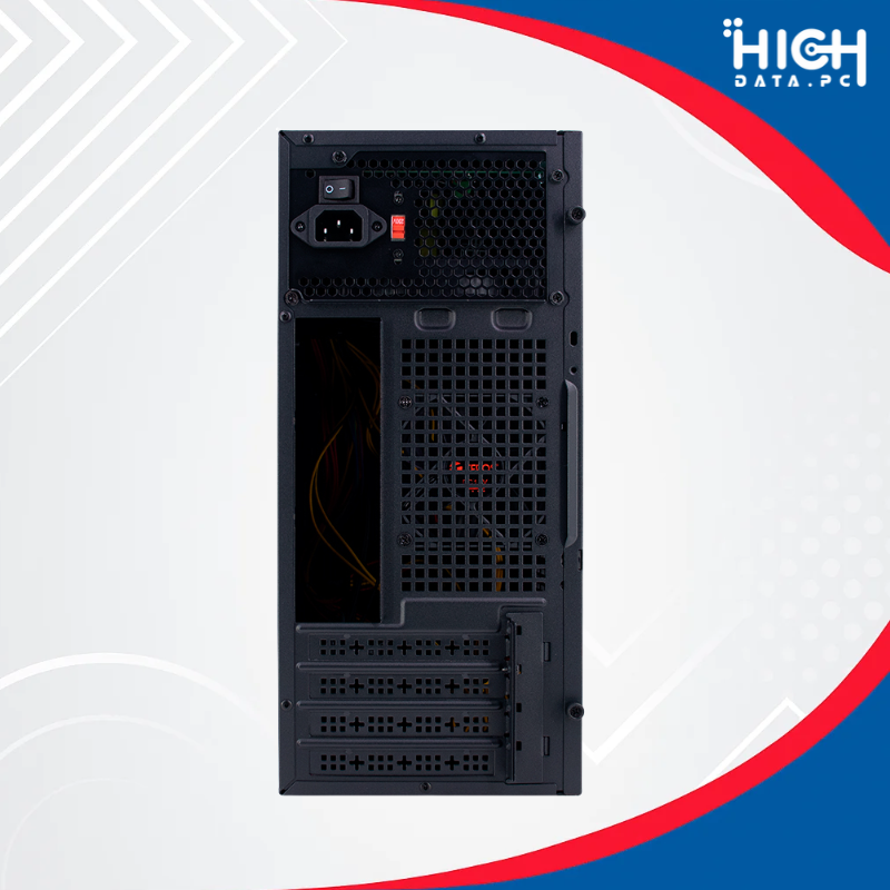 CASE TEROS TE-1033S MICRO-ATX, MINI TOWER, CON FUENTE DE 250W, NEGRO - Imagen 2