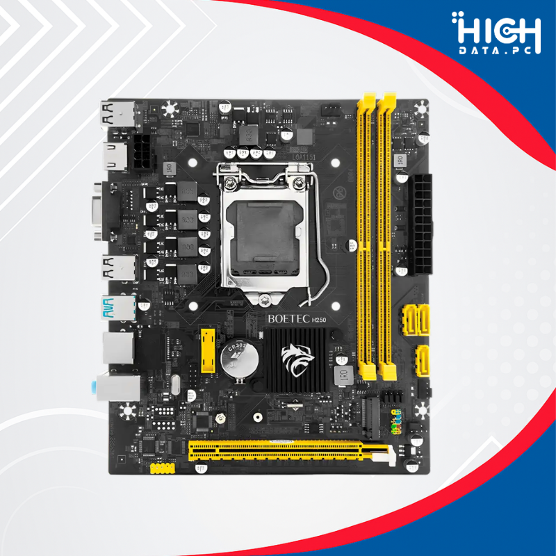 PLACA MADRE BOETEC H250 M.2, SOCKET LGA1151, DDR4 HASTA 32 GB, MICRO-ATX